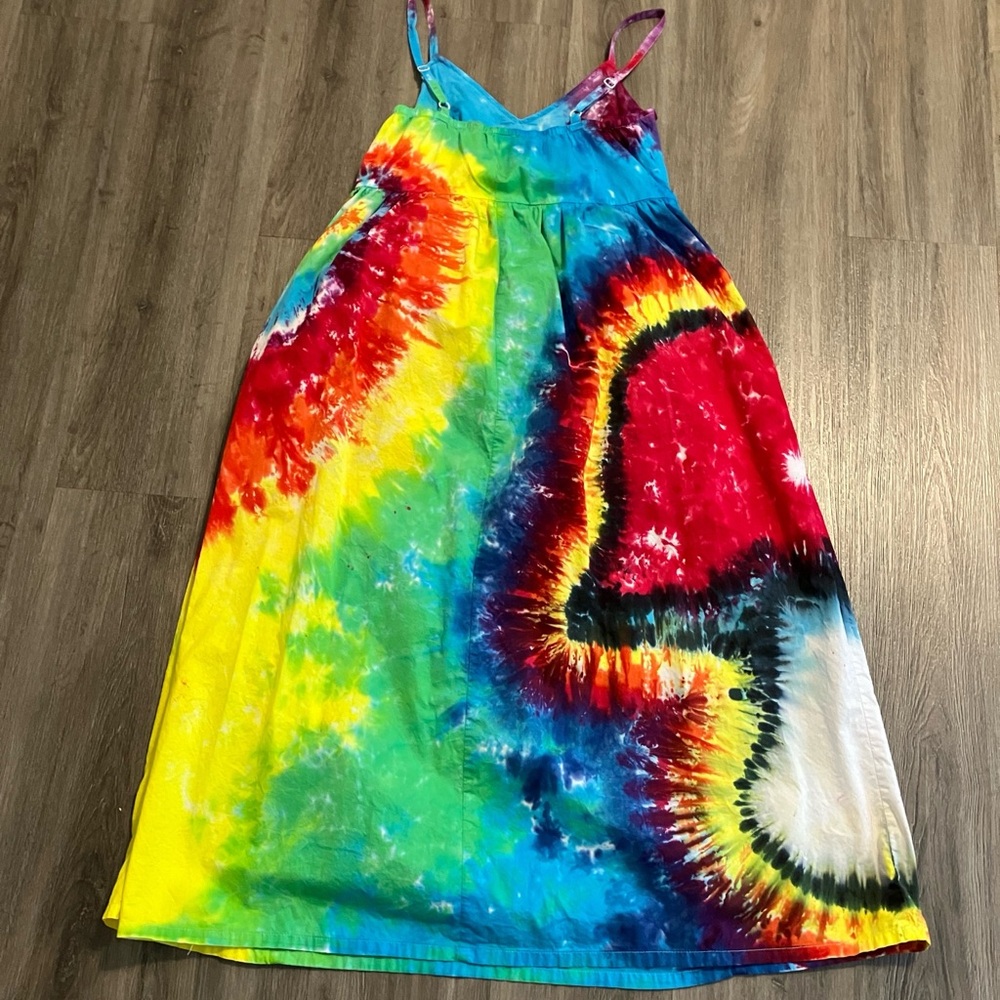 Tie Dye Mushroom Dress XS